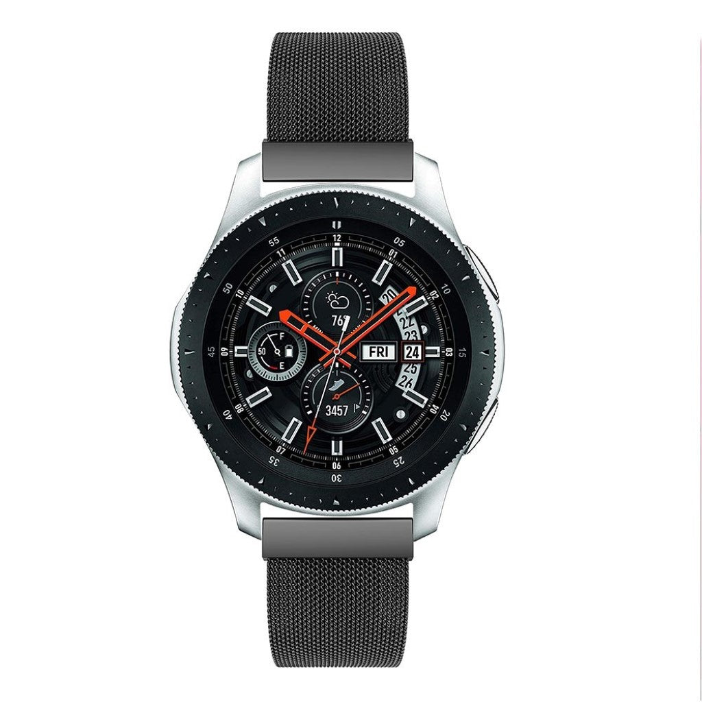 Rigtigt pænt Samsung Galaxy Watch (46mm) Metal Rem - Sort#serie_4