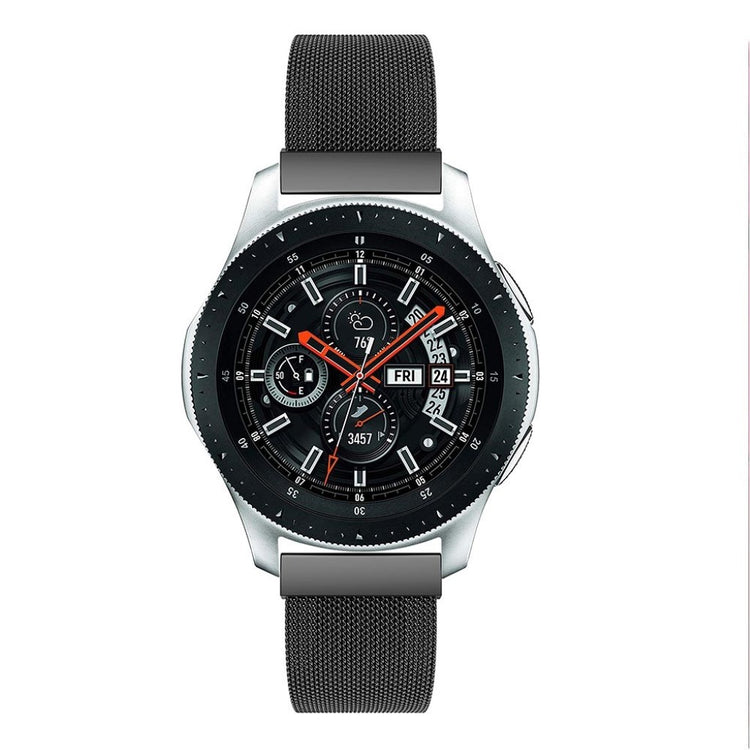 Rigtigt pænt Samsung Galaxy Watch (46mm) Metal Rem - Sort#serie_4