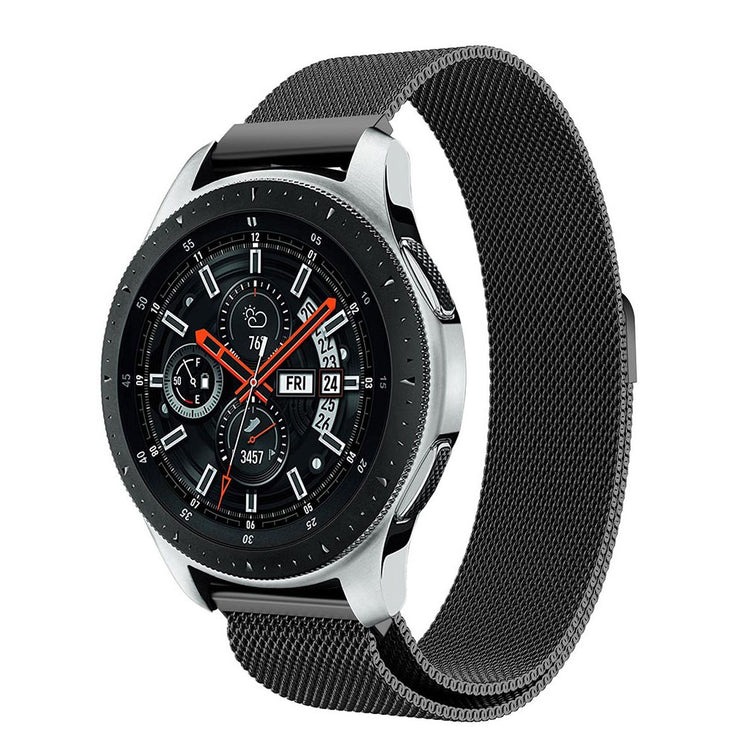 Rigtigt pænt Samsung Galaxy Watch (46mm) Metal Rem - Sort#serie_4