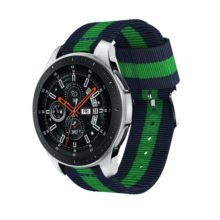 Mega kønt Samsung Galaxy Watch (46mm) Nylon Rem - Flerfarvet#serie_2