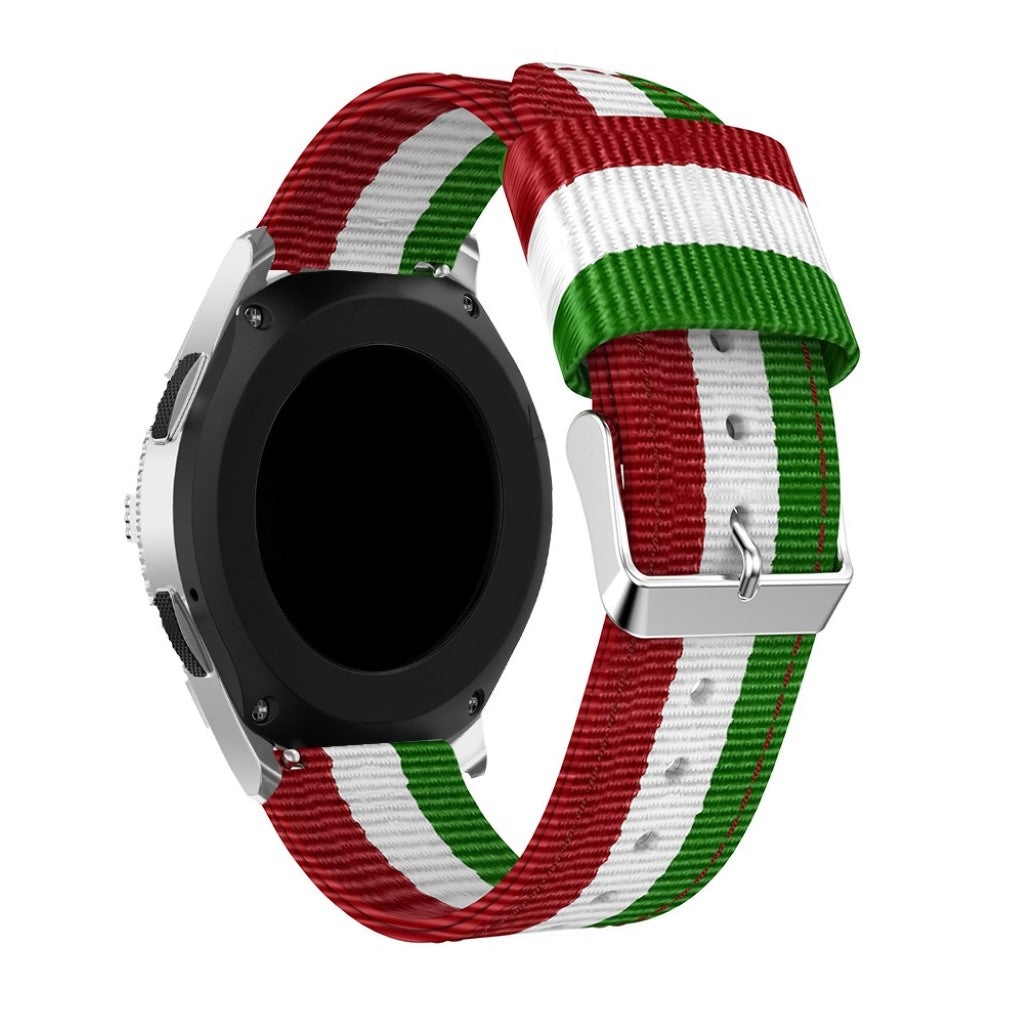 Mega kønt Samsung Galaxy Watch (46mm) Nylon Rem - Flerfarvet#serie_3