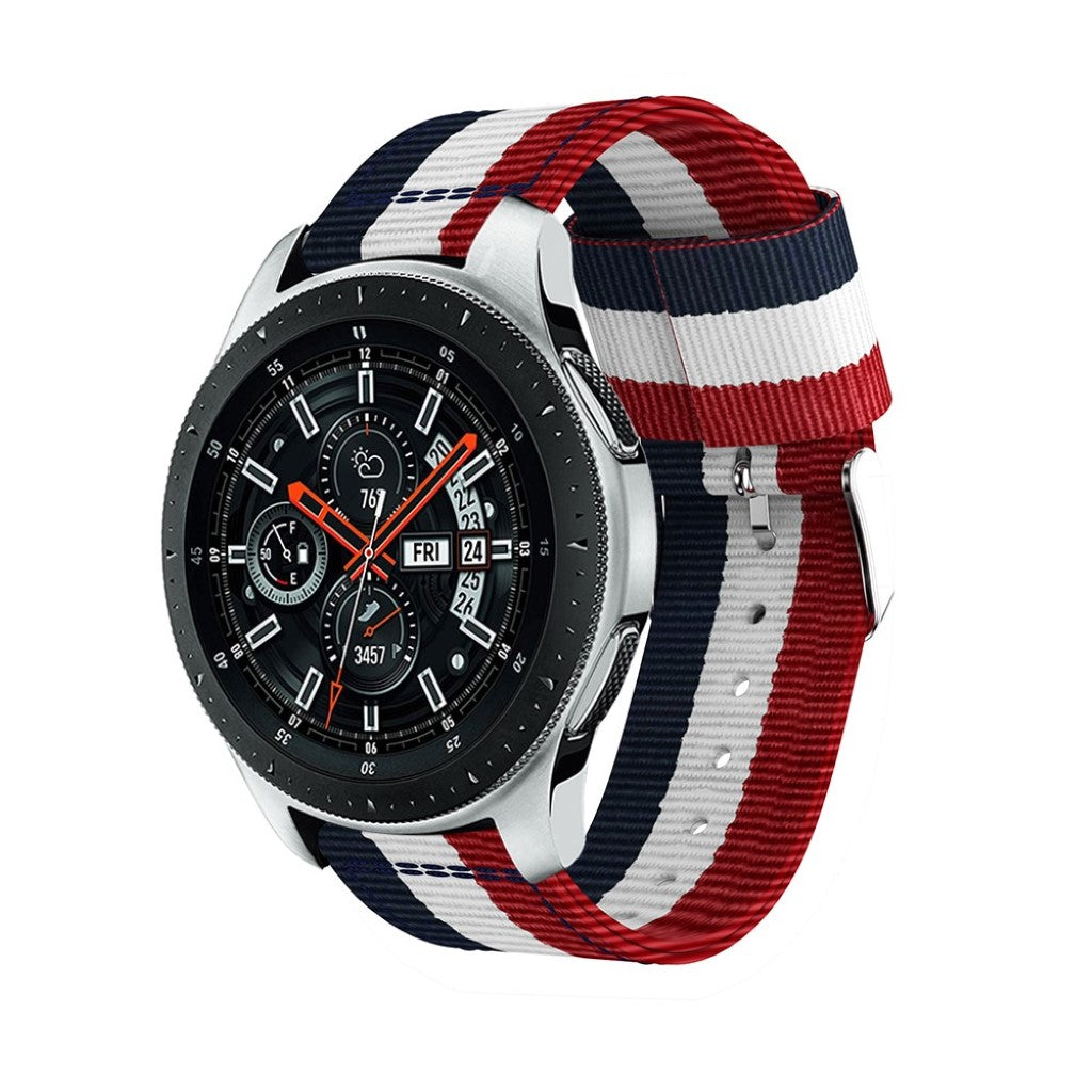 Mega kønt Samsung Galaxy Watch (46mm) Nylon Rem - Flerfarvet#serie_4