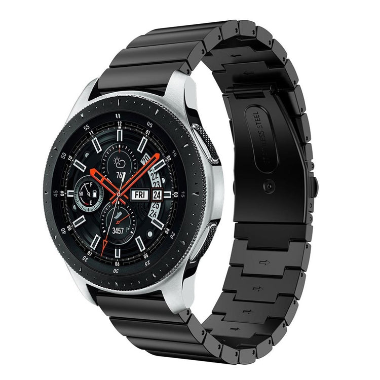 Rigtigt cool Samsung Galaxy Watch (46mm) Metal Rem - Sort#serie_3
