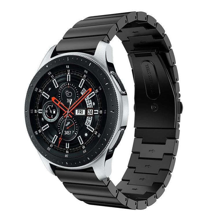 Rigtigt cool Samsung Galaxy Watch (46mm) Metal Rem - Sort#serie_3