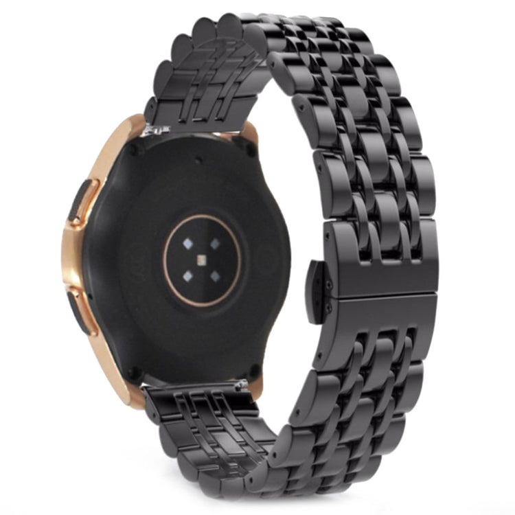 Helt vildt flot Samsung Galaxy Watch (46mm) Metal Rem - Sort#serie_1