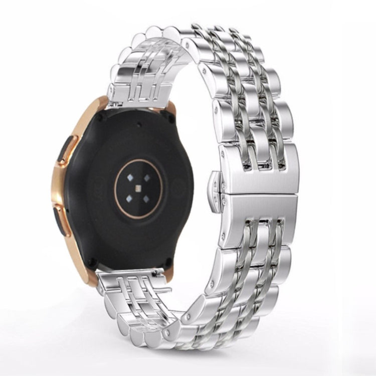 Helt vildt flot Samsung Galaxy Watch (46mm) Metal Rem - Sølv#serie_2