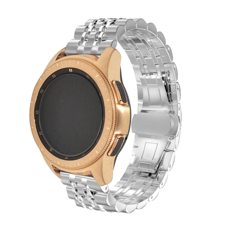 Helt vildt flot Samsung Galaxy Watch (46mm) Metal Rem - Sølv#serie_2