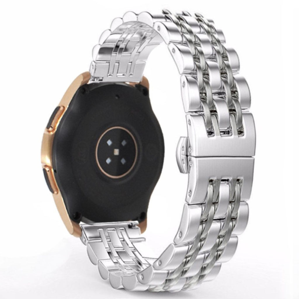 Helt vildt flot Samsung Galaxy Watch (46mm) Metal Rem - Sølv#serie_2