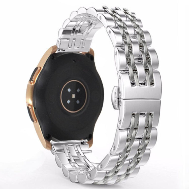 Helt vildt flot Samsung Galaxy Watch (46mm) Metal Rem - Sølv#serie_2