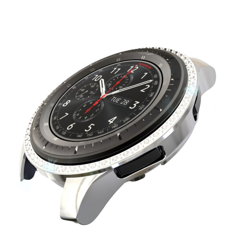 Meget Godt Samsung Galaxy Watch (46mm) Plastik og Rhinsten Cover - Sølv#serie_2