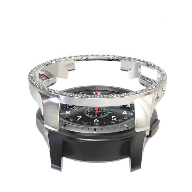 Meget Godt Samsung Galaxy Watch (46mm) Plastik og Rhinsten Cover - Sølv#serie_2