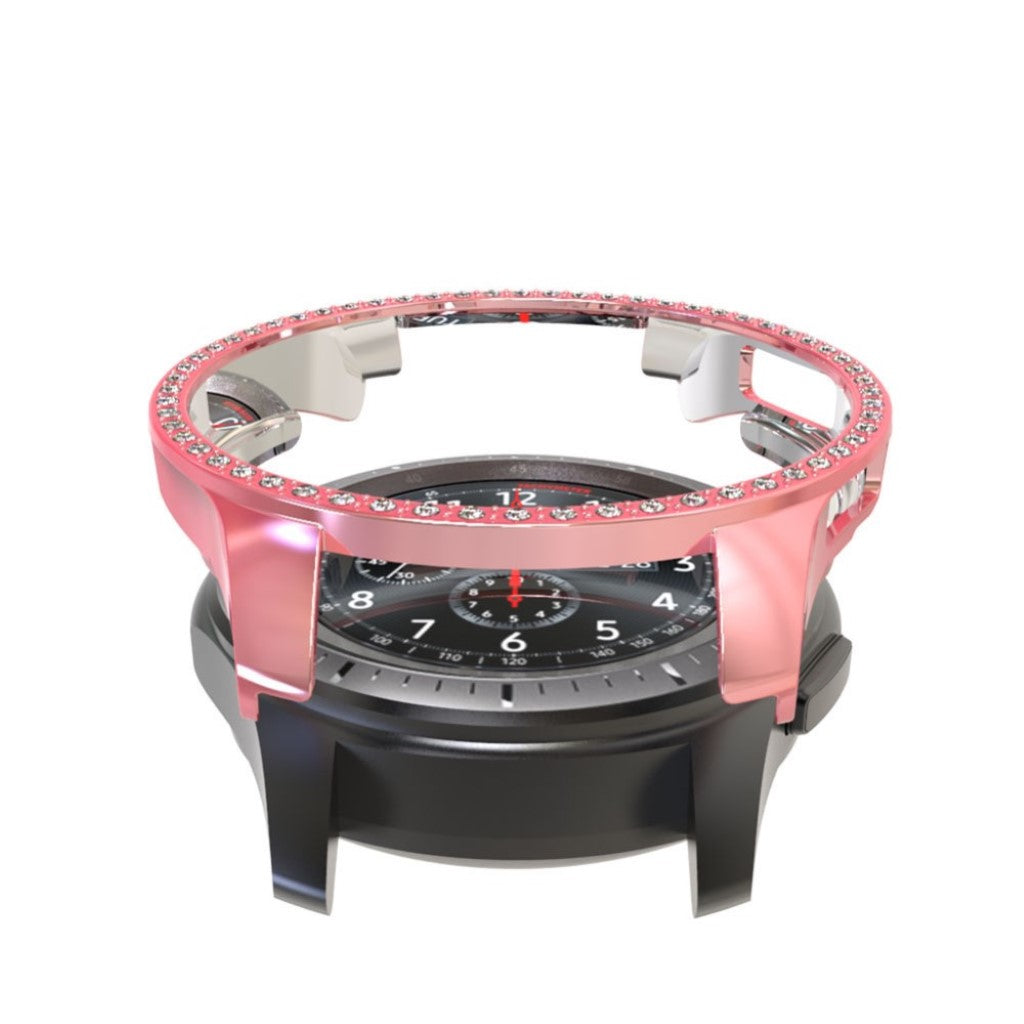 Meget Godt Samsung Galaxy Watch (46mm) Plastik og Rhinsten Cover - Pink#serie_4