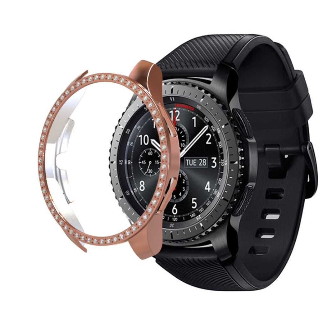 Meget Godt Samsung Galaxy Watch (46mm) Plastik og Rhinsten Cover - Pink#serie_5