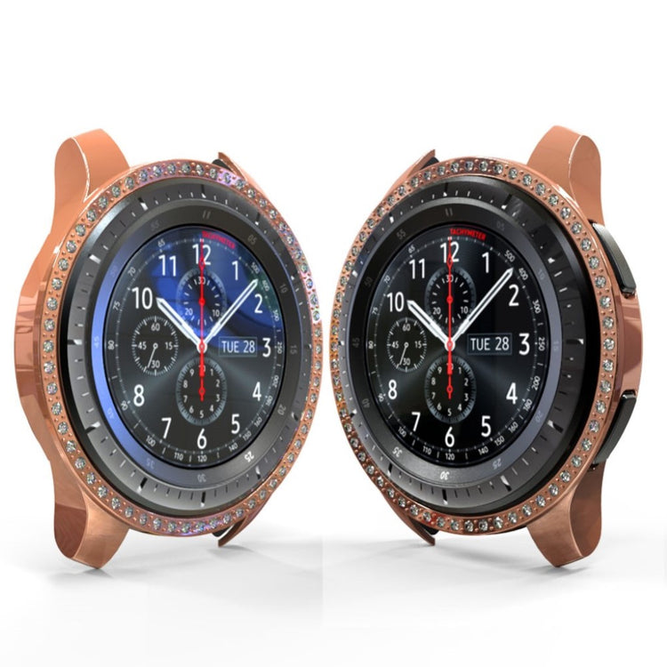 Meget Godt Samsung Galaxy Watch (46mm) Plastik og Rhinsten Cover - Pink#serie_5