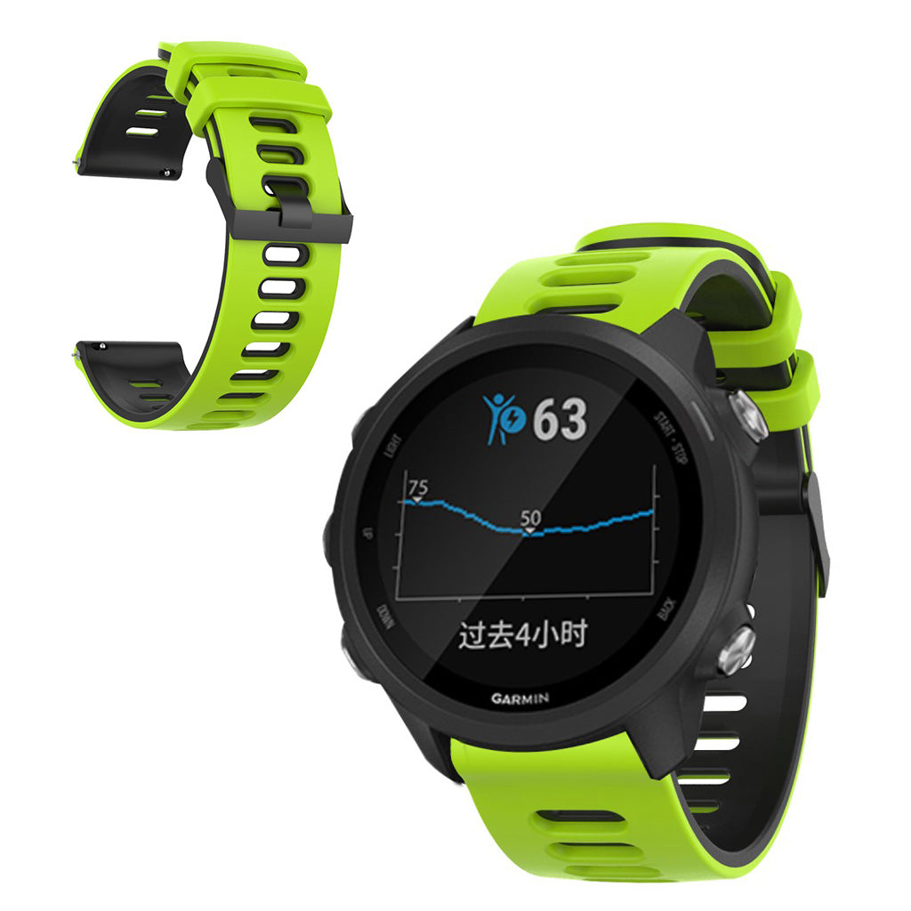 Mega kønt Samsung Galaxy Watch (46mm) Silikone Rem - Grøn#serie_4