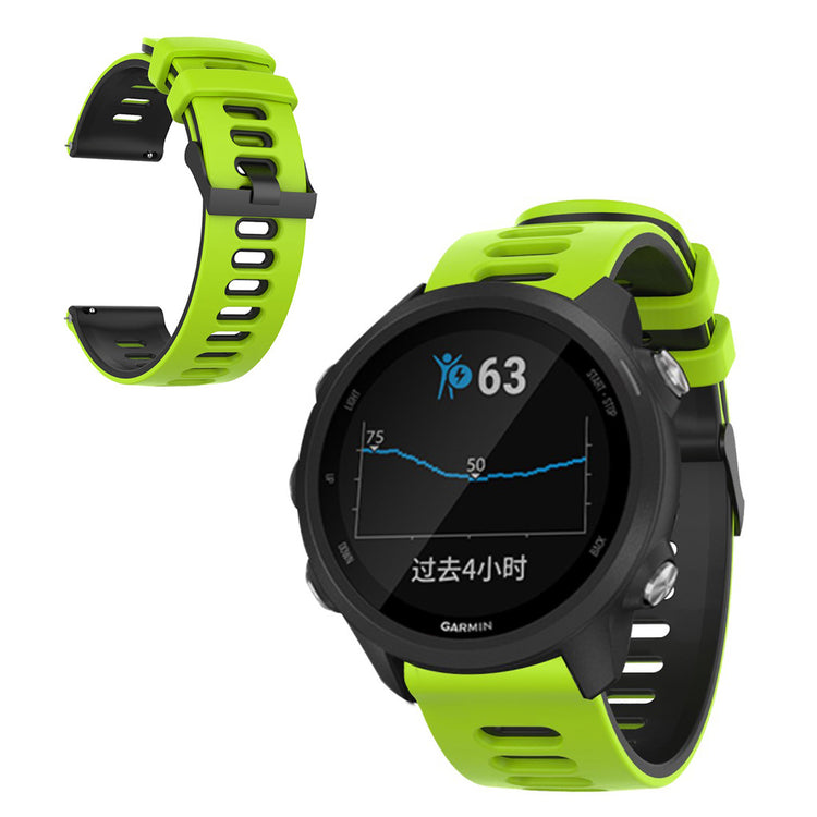 Mega kønt Samsung Galaxy Watch (46mm) Silikone Rem - Grøn#serie_4