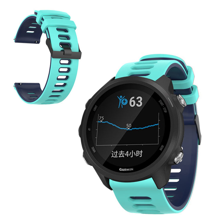 Mega kønt Samsung Galaxy Watch (46mm) Silikone Rem - Blå#serie_5