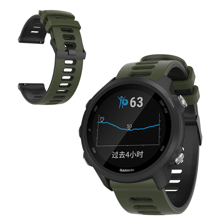 Mega kønt Samsung Galaxy Watch (46mm) Silikone Rem - Grøn#serie_7