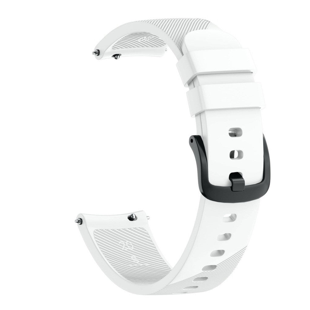 Mega holdbart Samsung Galaxy Watch Active Silikone Rem - Hvid#serie_2