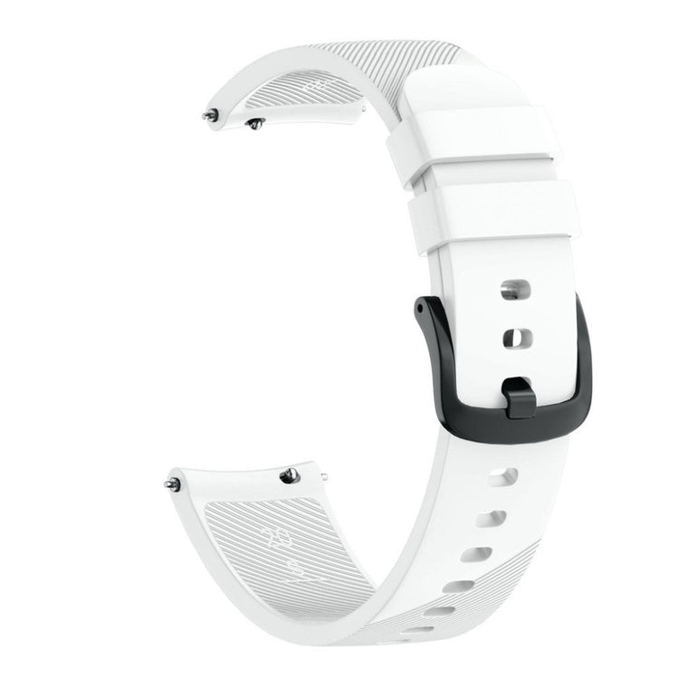 Mega holdbart Samsung Galaxy Watch Active Silikone Rem - Hvid#serie_2