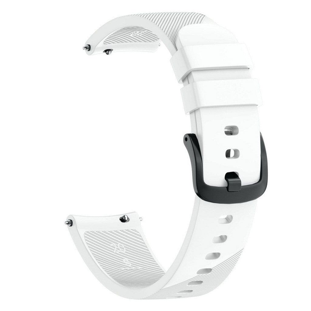Mega holdbart Samsung Galaxy Watch Active Silikone Rem - Hvid#serie_2