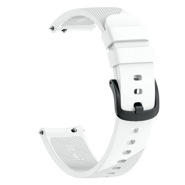 Mega holdbart Samsung Galaxy Watch Active Silikone Rem - Hvid#serie_2