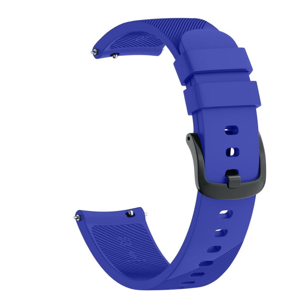 Mega holdbart Samsung Galaxy Watch Active Silikone Rem - Blå#serie_8