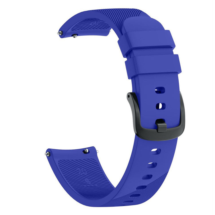 Mega holdbart Samsung Galaxy Watch Active Silikone Rem - Blå#serie_8