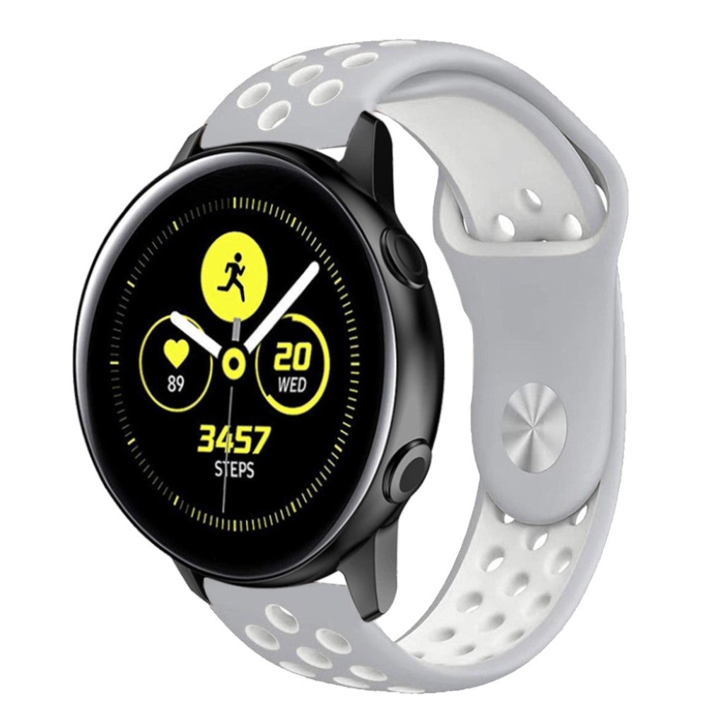 Super pænt Samsung Galaxy Watch Active Silikone Rem - Flerfarvet#serie_15