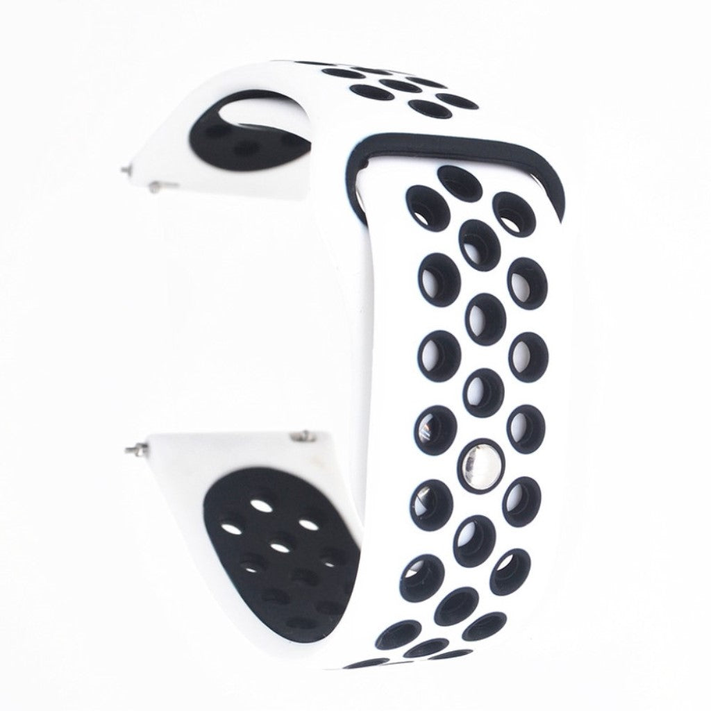 Super pænt Samsung Galaxy Watch Active Silikone Rem - Hvid#serie_2