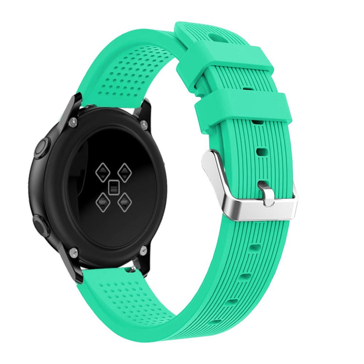 Rigtigt fed Samsung Galaxy Watch Active Silikone Rem - Grøn#serie_7