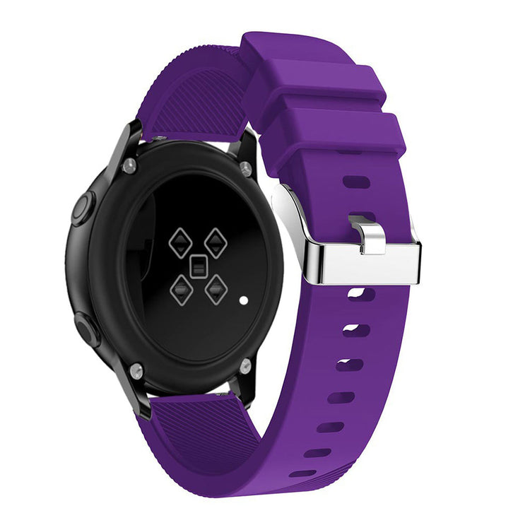 Meget cool Samsung Galaxy Watch Active Silikone Rem - Lilla#serie_8