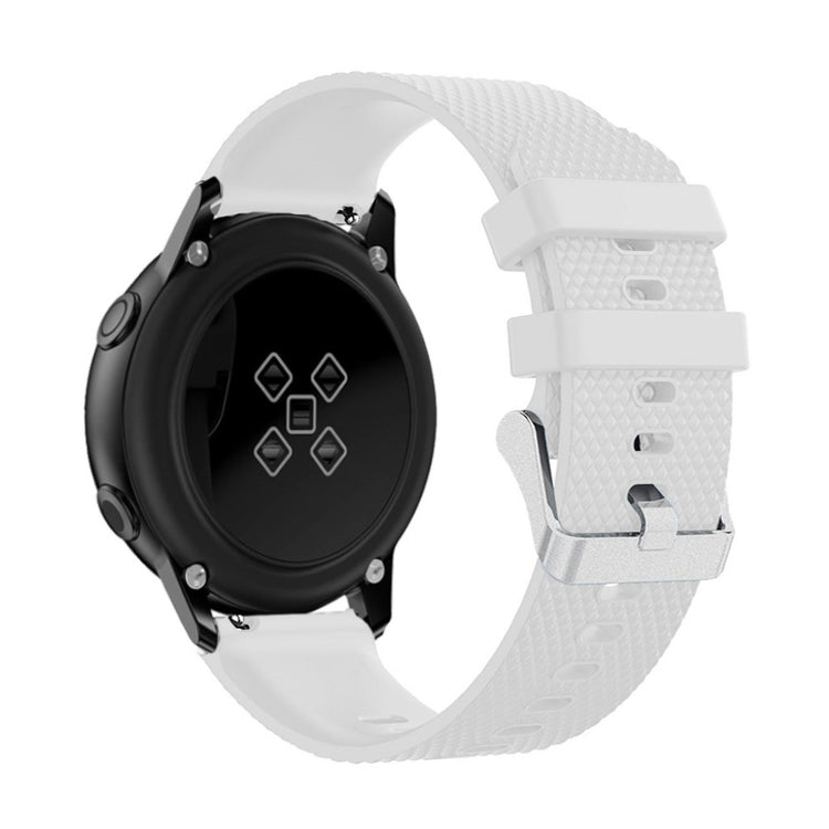 Meget elegant Samsung Galaxy Watch Active Silikone Rem - Hvid#serie_1