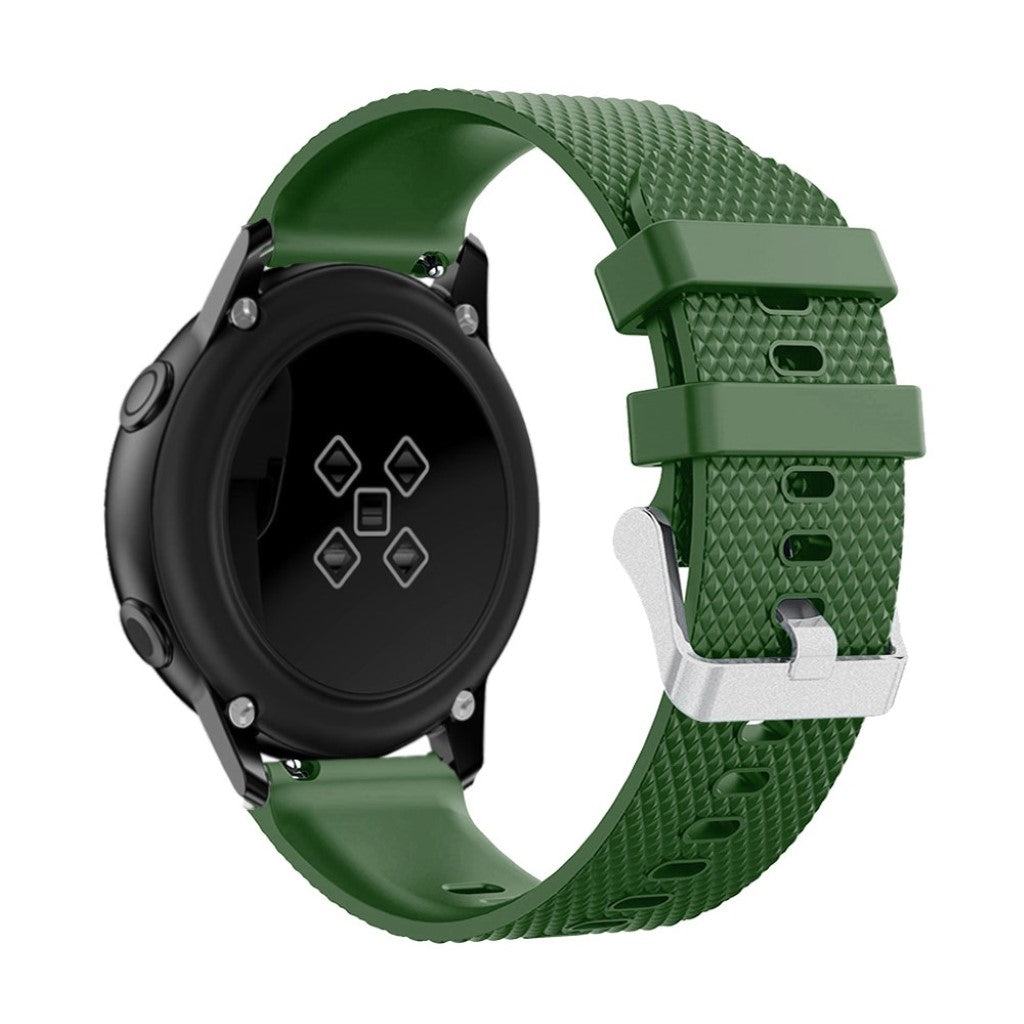 Meget elegant Samsung Galaxy Watch Active Silikone Rem - Grøn#serie_6