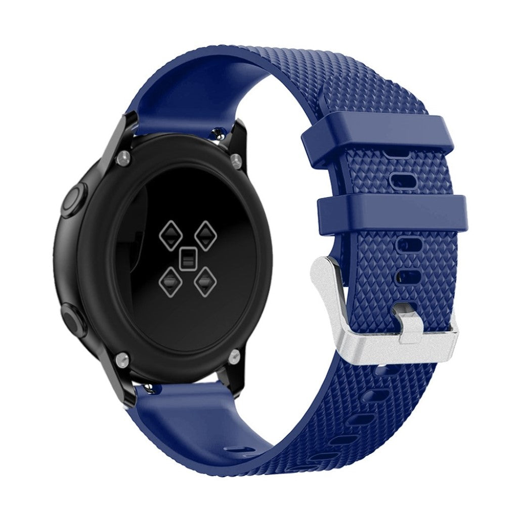 Meget elegant Samsung Galaxy Watch Active Silikone Rem - Blå#serie_7