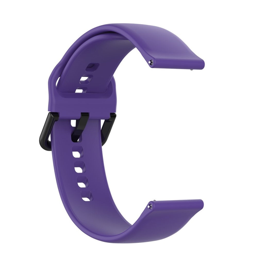 Tidsløst Samsung Galaxy Watch Active Silikone Rem - Lilla#serie_10