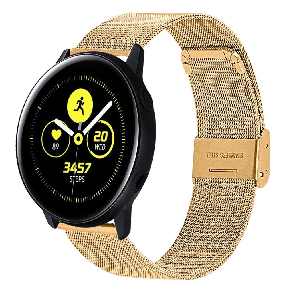 Mega cool Samsung Galaxy Watch Active Metal Rem - Guld#serie_2