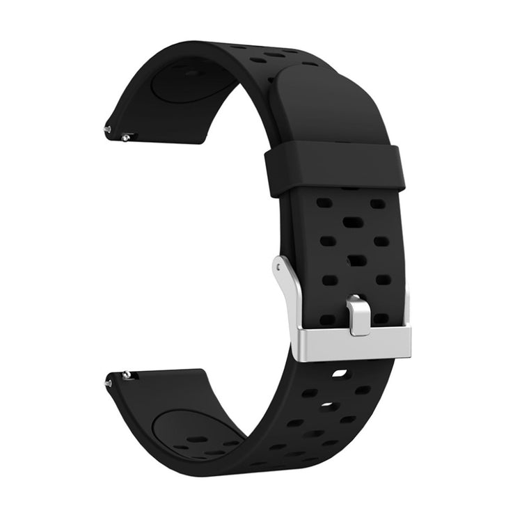 Meget nydelig Samsung Galaxy Watch Active Silikone Rem - Sort#serie_1