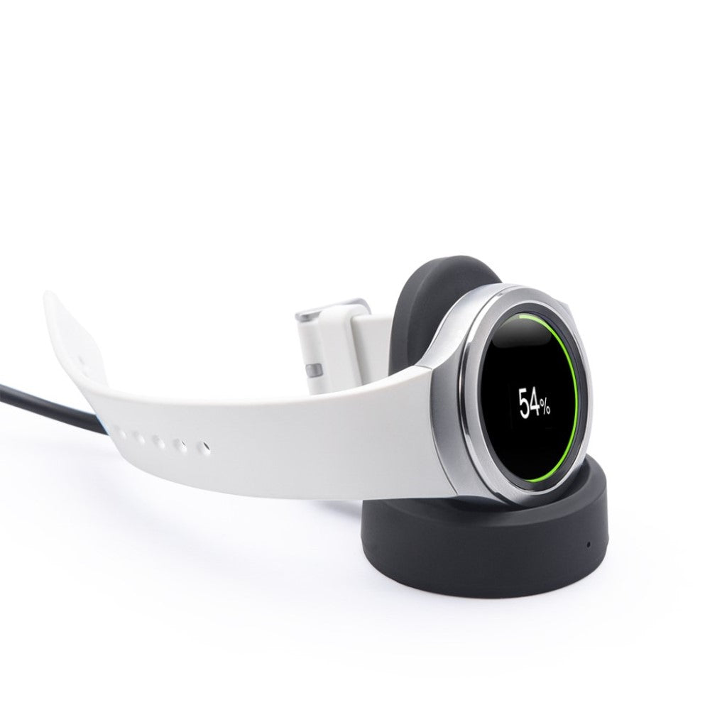 Samsung Gear S3 Frontier Plastik Holder - Sort#serie_2