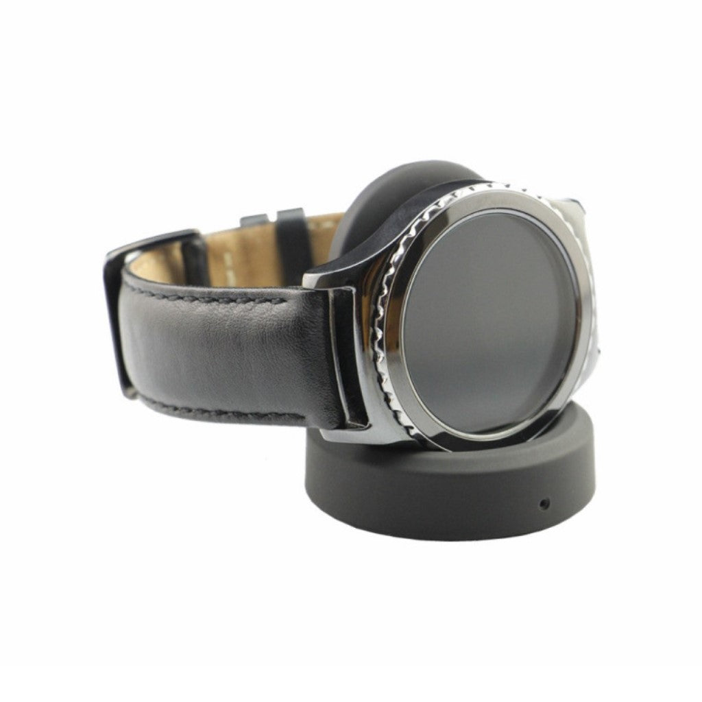 Samsung Gear S3 Frontier Plastik Holder - Sort#serie_2