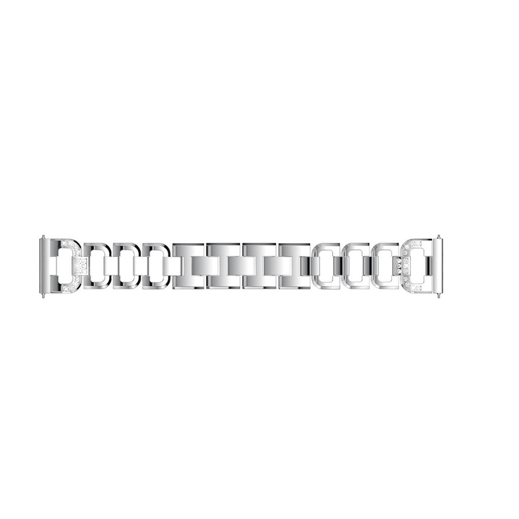 Mega cool Samsung Gear S3 Frontier Metal og Rhinsten Rem - Sølv#serie_2