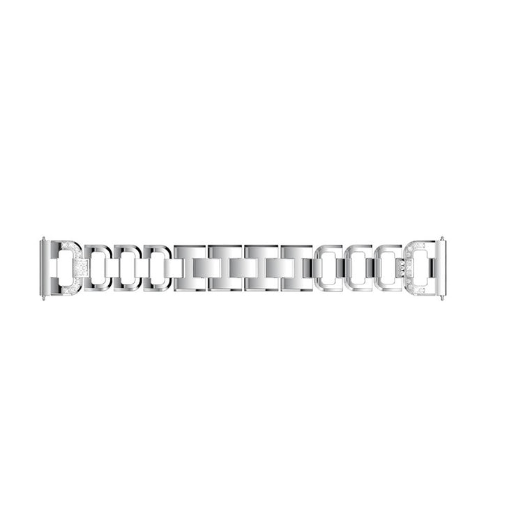 Mega cool Samsung Gear S3 Frontier Metal og Rhinsten Rem - Sølv#serie_2