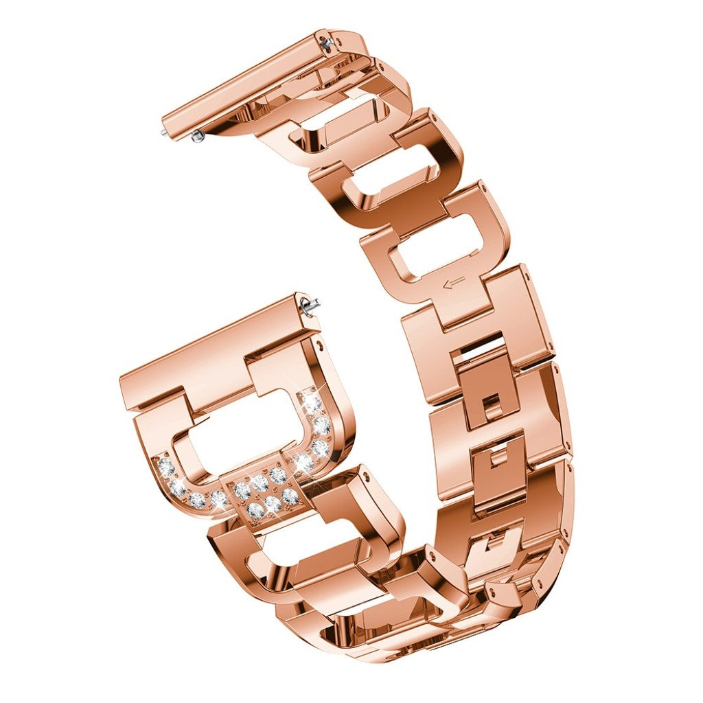 Mega cool Samsung Gear S3 Frontier Metal og Rhinsten Rem - Pink#serie_3