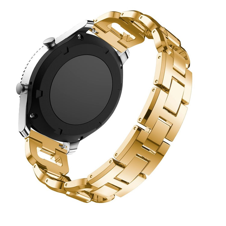 Mega cool Samsung Gear S3 Frontier Metal og Rhinsten Rem - Guld#serie_4