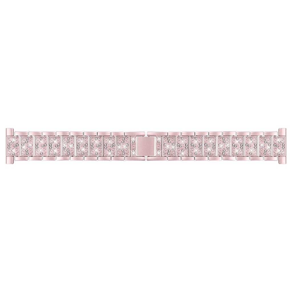 Vildt sejt Samsung Gear S3 Frontier Metal og Rhinsten Rem - Pink#serie_3