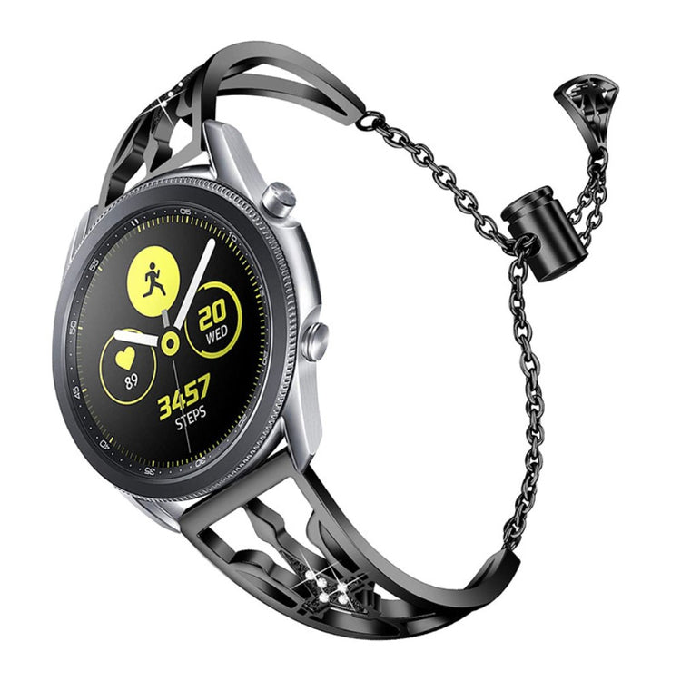  Samsung Gear S3 Frontier / Samsung Gear S3 Metal og Rhinsten Rem - Sort#serie_4