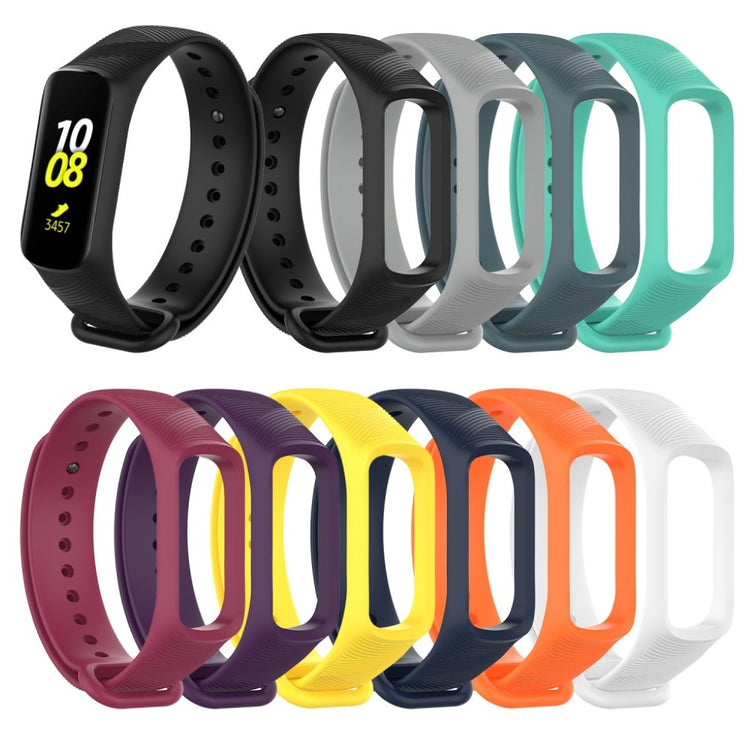 Mega holdbart Samsung Galaxy Fit-e Silikone Rem - Sort#serie_1