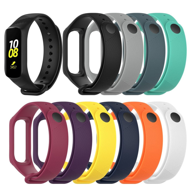 Mega holdbart Samsung Galaxy Fit-e Silikone Rem - Sort#serie_1