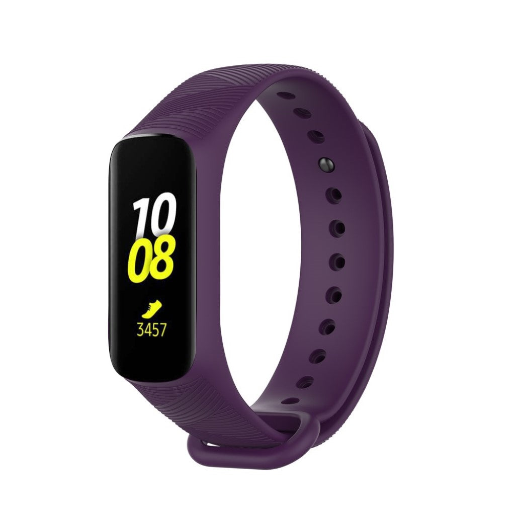 Mega holdbart Samsung Galaxy Fit-e Silikone Rem - Lilla#serie_10