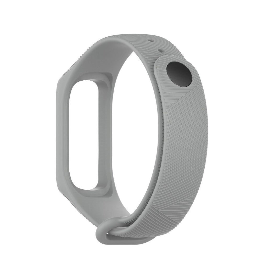 Mega holdbart Samsung Galaxy Fit-e Silikone Rem - Sølv#serie_3